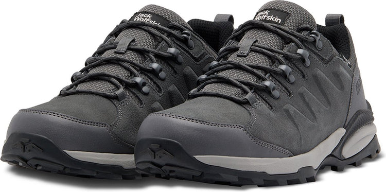 Jack wolfskin chaussures de randonnée refugio texapore low m pour homme - ardoise - taille 41