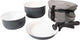 Bo-camp - set de poêles - trekking - 5 pièces - revêtement céramique - aluminium