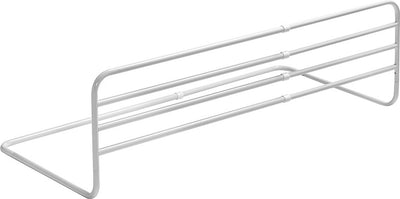 Fenss barrière de lit trombone métal blanc - réglable 77-125 cm | robuste et sûr | empêche de tomber du lit | s'adapte à tous les lits | installation facile | barrière de lit pour les tout-petits