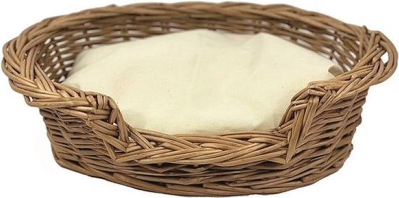 Panier pour chien en osier Egmont. 32x24x10 cm.