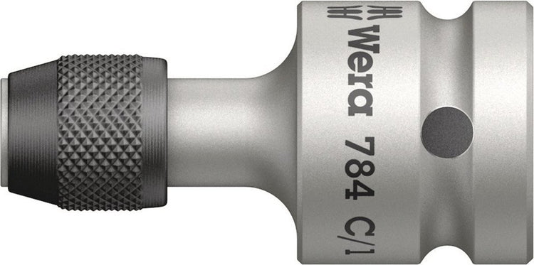 Wera 784 c 1 2 adaptateur avec fonction de changement rapide, 1 4 pouces x 50 mm - 1 pièce(s) - 05042760001