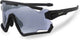 Rogelli switch lunettes de cyclisme pour hommes et femmes - noir
