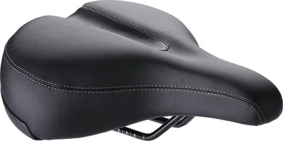 Bbb cycling softshape vertical - selle de vélo pour homme et femme - selle de vélo électrique ou de vélo de ville - position de cyclisme verticale 90° - 265 x 220 mm - noir - bsd-127