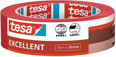 Tesa 1067555 - ruban de peintre excellent 50 mètres 30 mm | 10 pièces