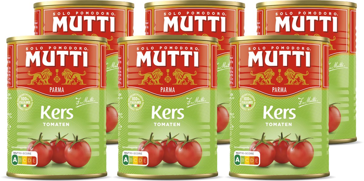Tomates cerises Mutti 6 x 400 grammes