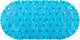 Tapis de bain antidérapant Differnz lapis 70x35cm bleu transparent