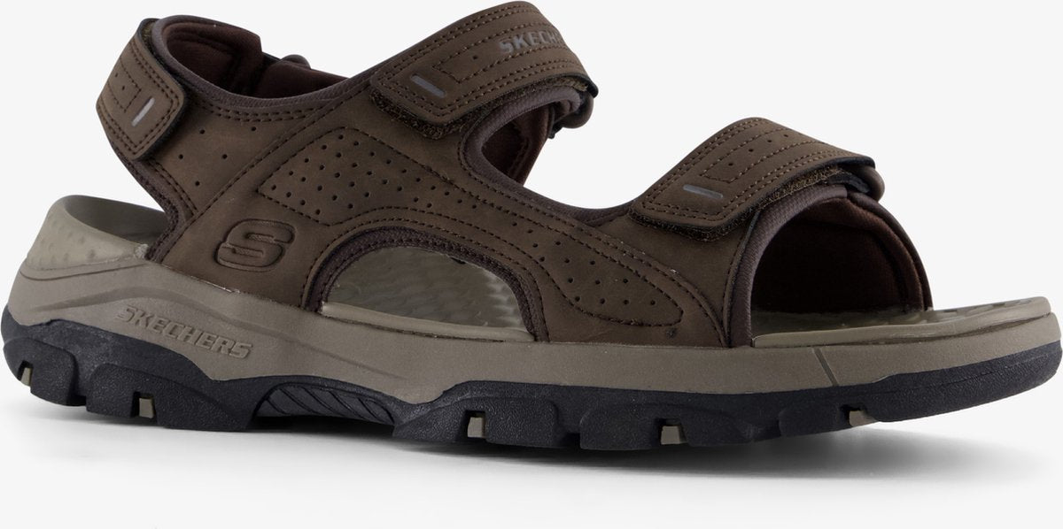 Skechers tresmen - sandales pour hommes garo - marron
