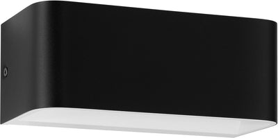 Applique Eglo sania 4 - LED - 20 cm - noir|blanc