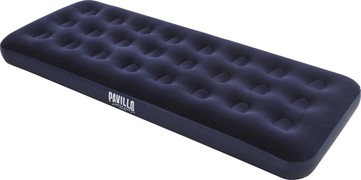 Bestway matelas pneumatique floqué 22 cm junior twin - 1 personne - camping - 6941607343876