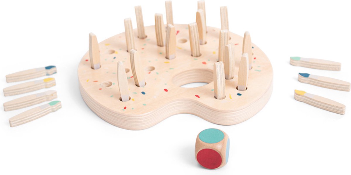 Jeu de pinceau à pinceau bois bs toys