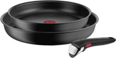 Tefal - ingenio - Ultimate induction - l7649253 - 3 pièces - 2 poêles 24cm 28cm + 1 manche de poêle