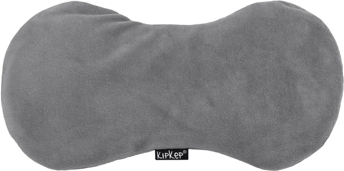 Kipkep woller coussin chauffant - gris galet - pouf - pour crampes d'estomac - bouillotte - agitation - bébé qui pleure - gris