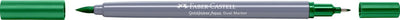 Faber-castell - marqueur aquarelle duo - goldfaber - vert émeraude 163 - pinceau 0.6mm - fc-164663