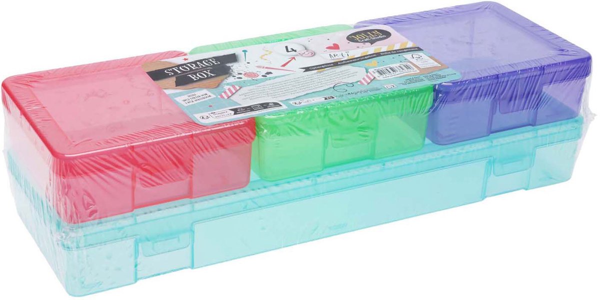 Ensemble de boîtes de stockage, 4dlg.