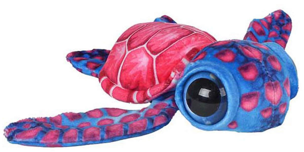 Destination peluche tortue profonde peluche rose, 18cm