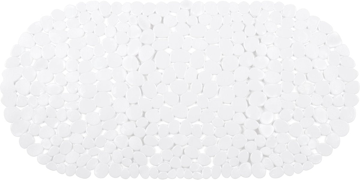 Tapis de bain antidérapant Differnz lapis 70x35cm blanc