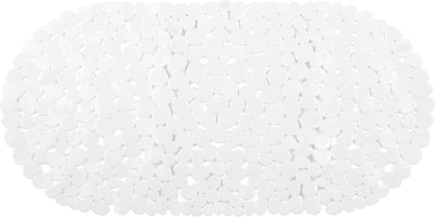 Tapis de bain antidérapant Differnz lapis 70x35cm blanc