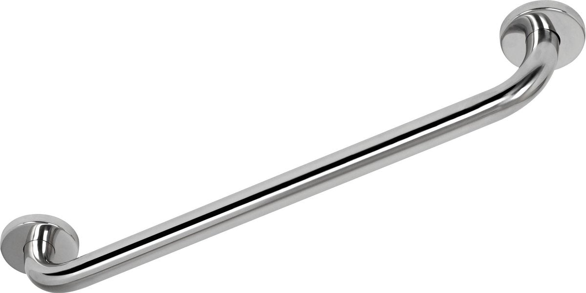 Poignée de bain Plieger vigo - poignée de bain en acier inoxydable - avec vis - poignée de salle de bain 45 cm - garantie 10 ans - chrome