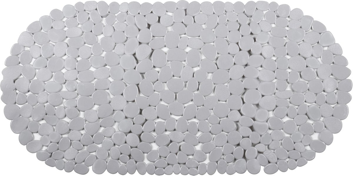 Tapis de bain antidérapant Differnz lapis 70x35cm gris