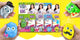 Squish Docteur - diy - bleu clair, argent, jaune, vert