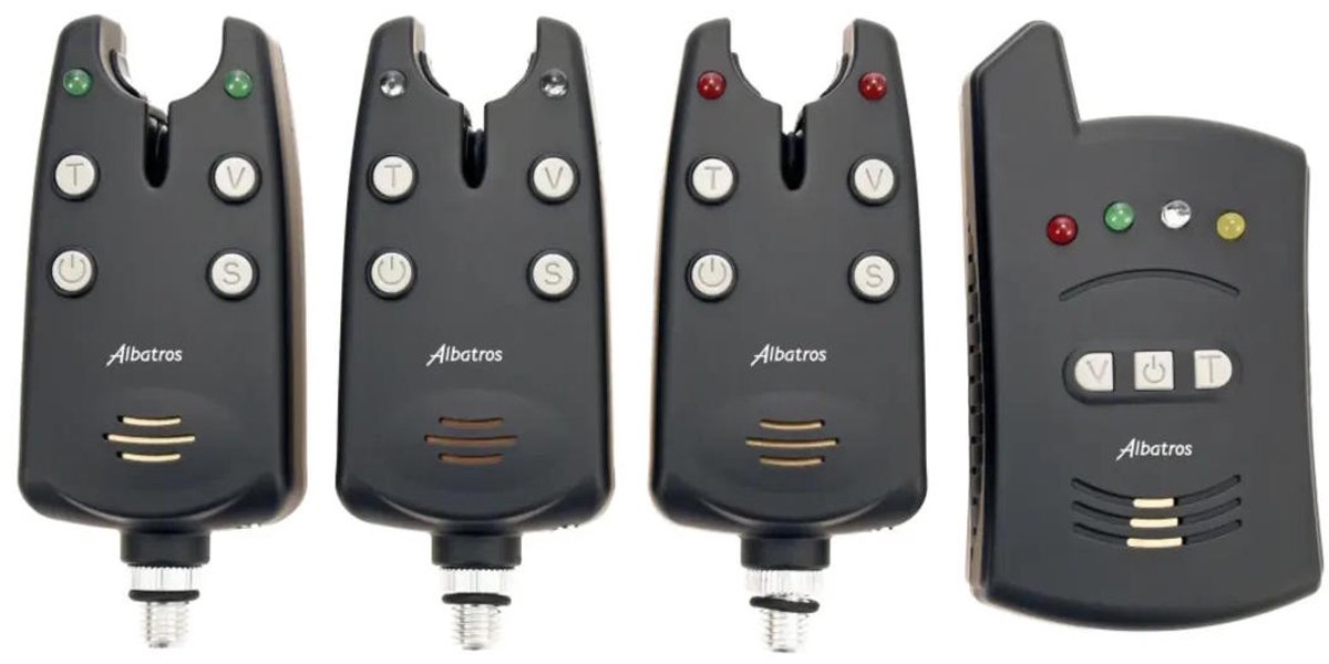 Alarme de touche Albatros cyprihunt soft touch 3+1 - ensemble complet d'alarmes de touche avec récepteur sans fil