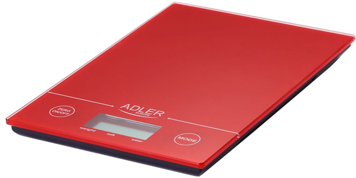 Adler AD3138R - balance de cuisine - rouge