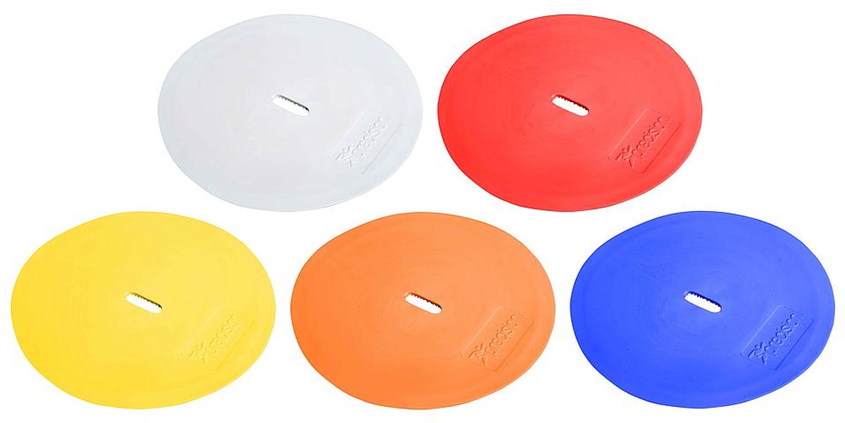 Marquage de terrain de précision - marqueurs plats - 21 centimètres - vinyle - 10 pièces