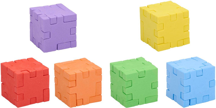 Eddy Toys Eddytoys Puzzle cube 2D 3D pour enfants – stimule la créativité et la pensée logique