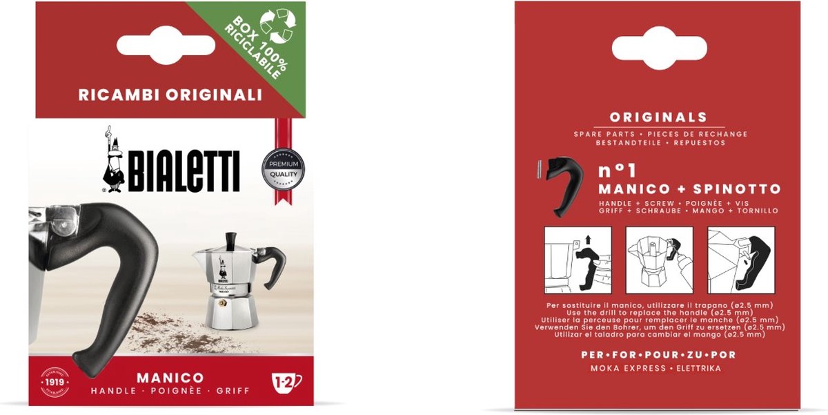 Bialetti set de rechange moka express 12 têtes - 3 bagues d'étanchéité plaque filtrante - pièce d'origine