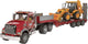 Bruder Mack Granite Truck With Low -Loader et JCB 4CX
