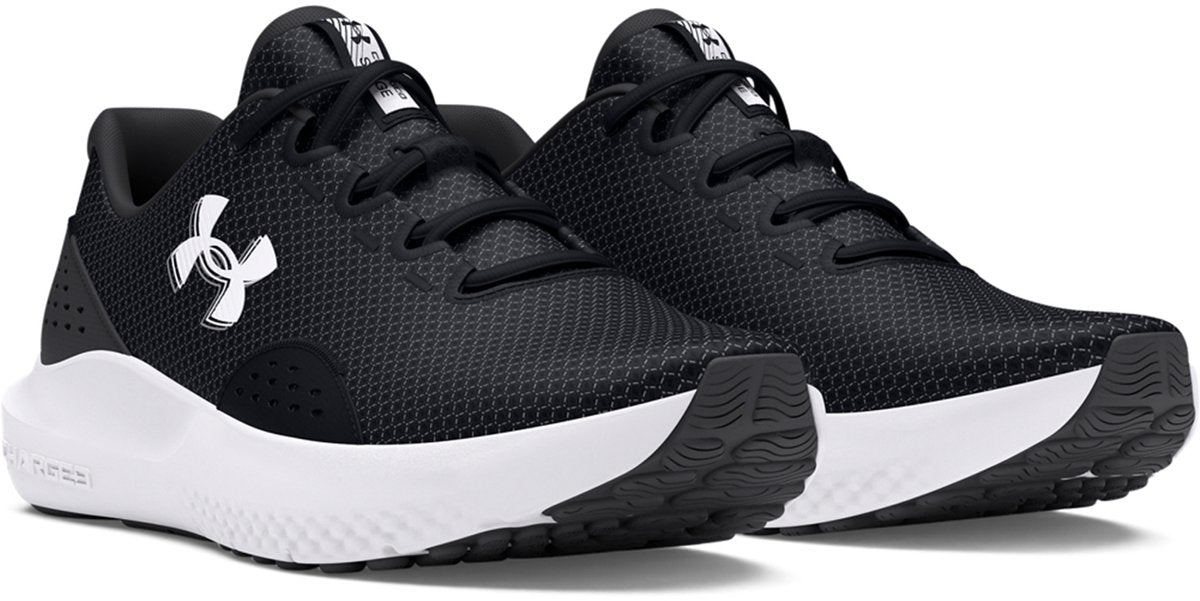 Under Armour UA W Charged Surge 4-blk Chaussures de sport pour femme - noir - anthracite - blanc