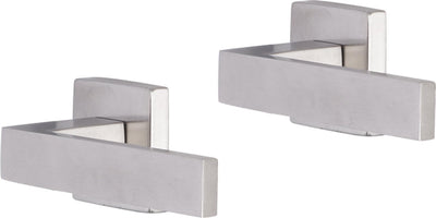 Poignée de porte Impresso - luton - pour l'intérieur - carrée - acier inoxydable - 2 pièces