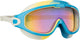 Waimea lunettes de natation pour enfants - courbées - revêtement huilé - bleu multicolore