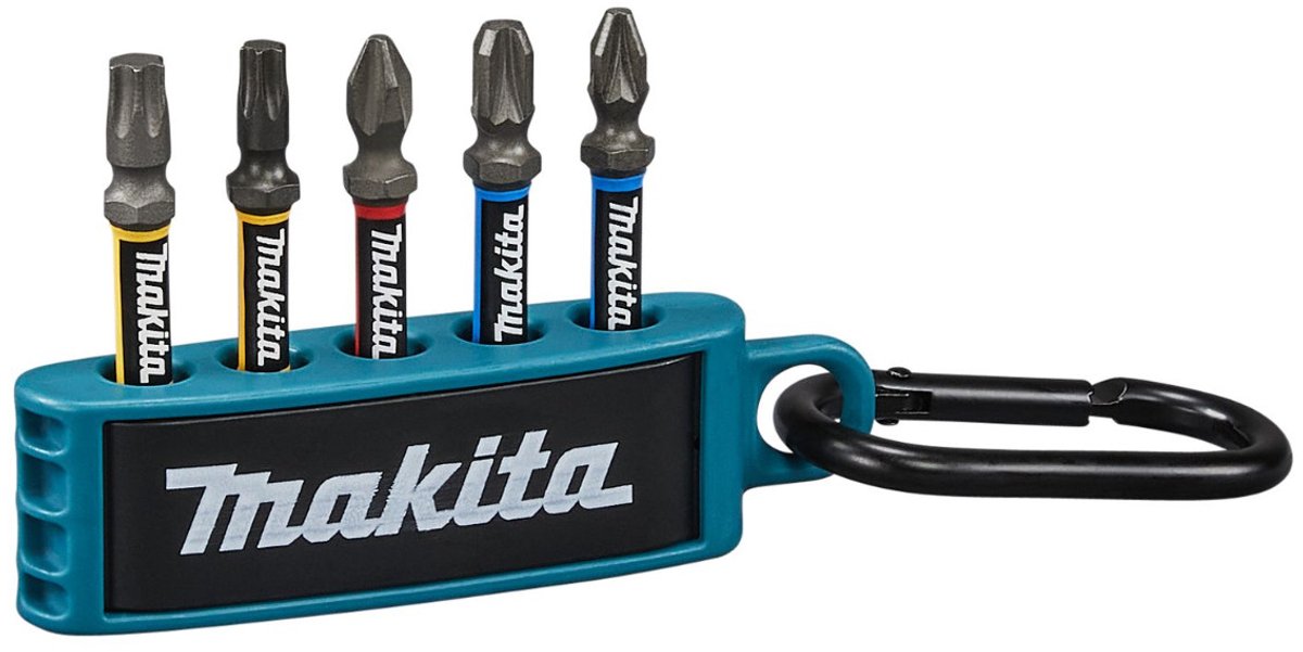 Makita accessoires jeu d'embouts de tournevis à percussion 5 pièces - e-13568 e-13568