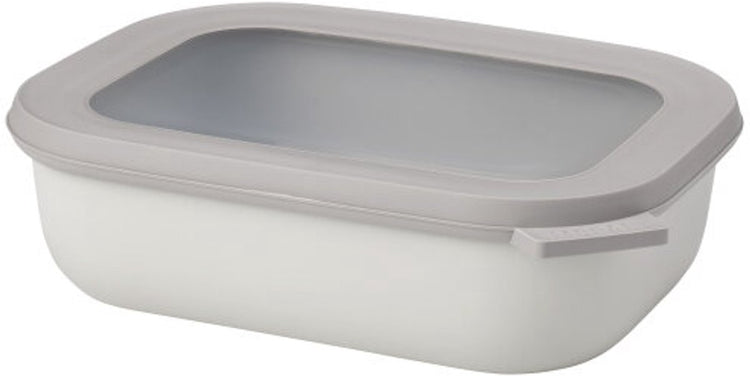 Mepal - boîte de conservation alimentaire multi bols cirqula - 1000 ml - rectangulaire - blanc nordique