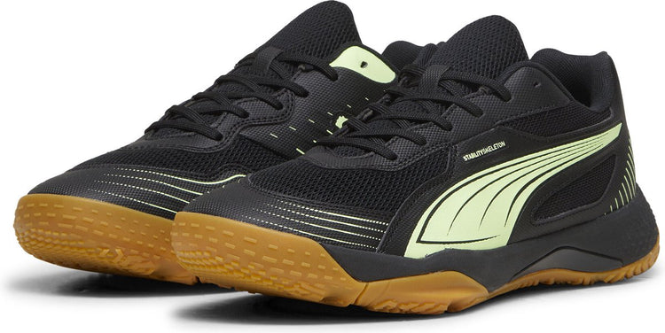 Chaussures de sport unisexe Puma solarflash iii - noir-pomme fizzy