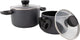 Bo-camp - set de poêles - twist - compact 2 - aluminium - induction