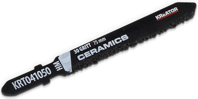 Kreator krt041050 lames de scie sauteuse tige en T – 2 pièces – céramique – 75 mm