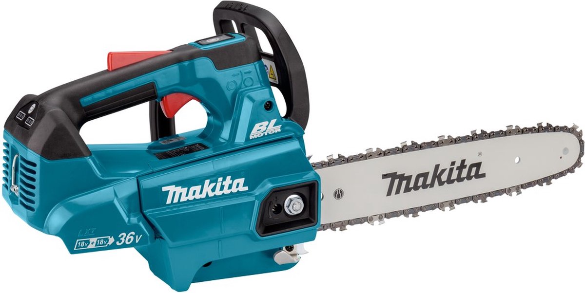 Makita duc306z tronçonneuse à batterie poignée supérieure 30cm 2x18v corps de base