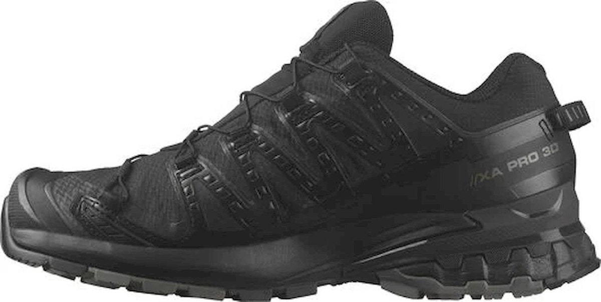 Salomon - xa pro 3d v9 gore-tex w - bottes de randonnée basses femme - noir noir blanc