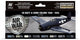 Vallejo Hobby Paint Peinture acrylique - 71157 US Navy - Couleurs USMC 1940-1945 - Model Air - Kit acrylique - 8x Set de peinture - 8x 18 ml
