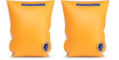 Essentiels de natation - brassards de natation - unis - ailes de natation - 15-30 kg - 2-6 ans - orange