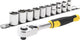 Jeu de cliquets Stanley 3 8 72t 11 pièces