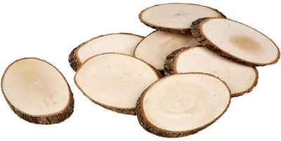 Disque en bois avec écorce Creativ company, dimension 11x7,5 cm, épaisseur 8 mm, 12 pièces 1 boîte