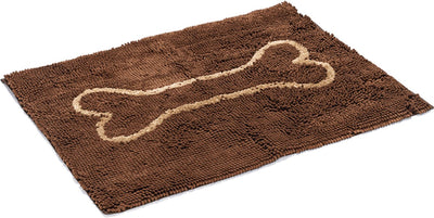Tapis de séchage pour chien sale Dog gone smart - chien - marron - 90x66 cm