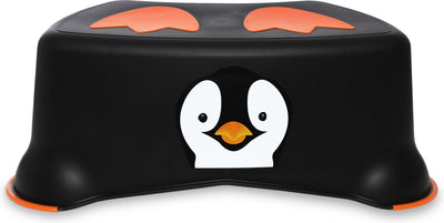 Mon pot de transport mon escabeau escabeau pour enfant - blanc - noir - orange - pingouin
