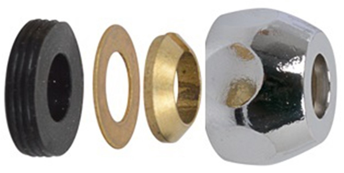 Écrou de compression Kirchhoff ms - chromé - 3 8 x 8 mmq