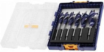 Irwin iw4042202 Coffret de forets à bois 6 pièces en cassette - rainure bleue - 16 18 20 22 25 32 mm