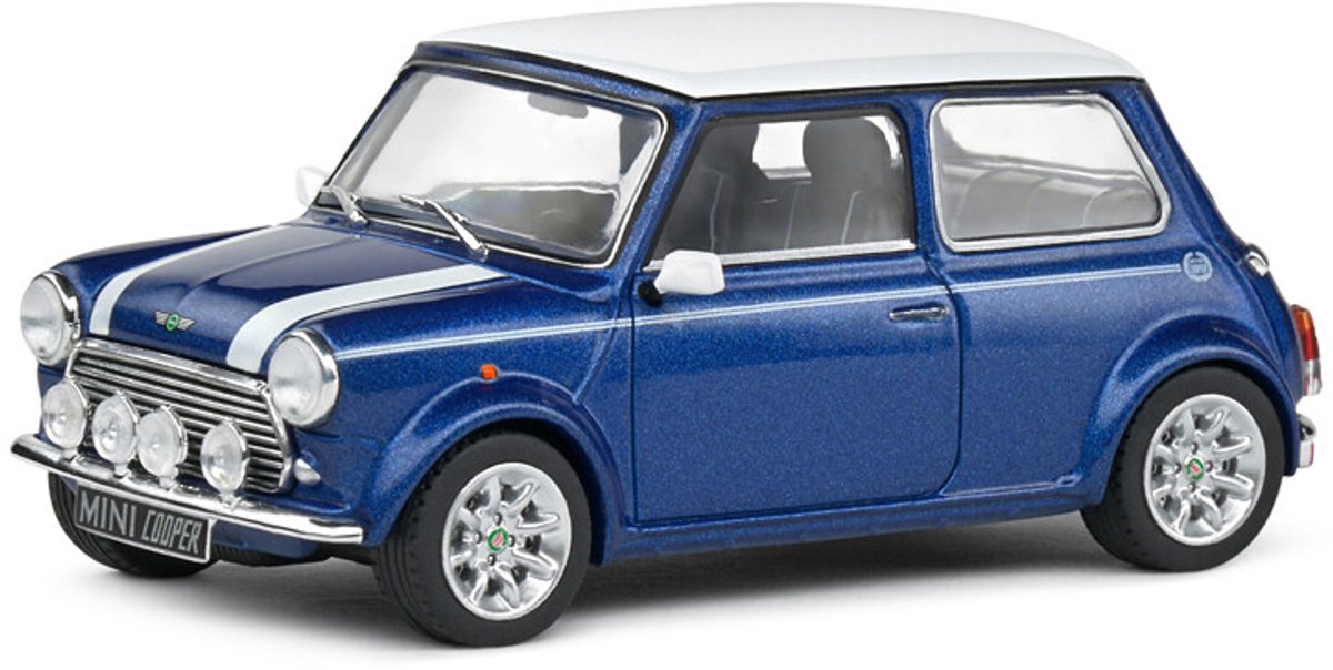 Solido mini cooper s '94, bleu échelle 1:43