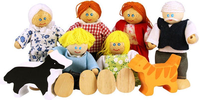Bigjigs Famille Poppenhuis en bois
